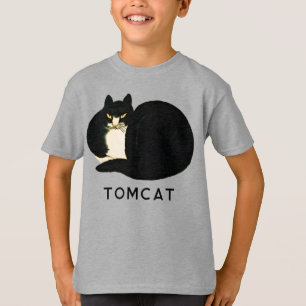 Tomcat Chinese Qing Dynasty Black Manchu Cat T-Shirt