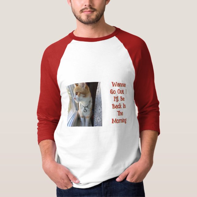 Tomcat, Photo And Text Customizable, Funny Text,  T-Shirt (Front)