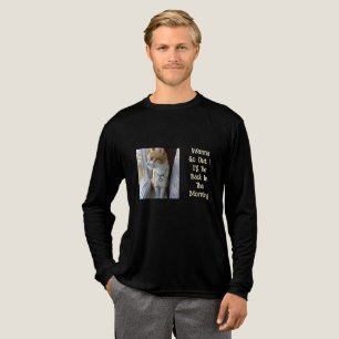 Tomcat, Photo And Text Customizable, Funny Text,  Tri-Blend Shirt
