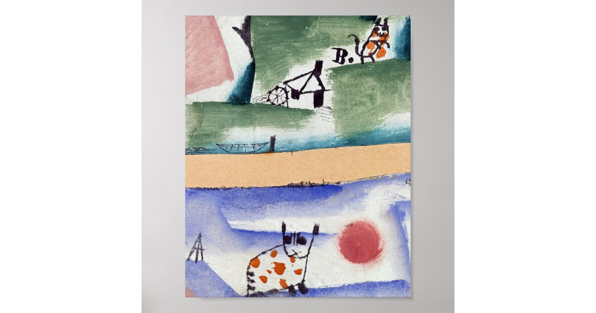 Paul Klee Tomcat/'s Turf Fine Art Print//Poster