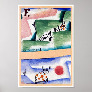 Tomcat's Turf, Paul Klee Poster