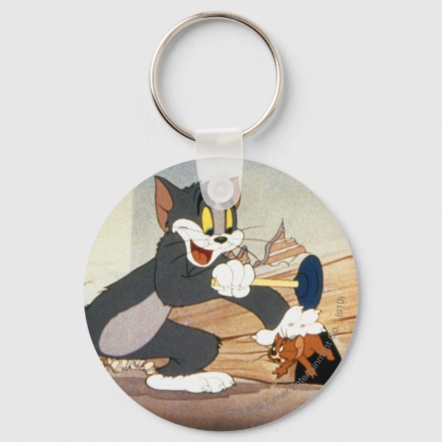Tome And Jerry Plunger Keychain (Front)