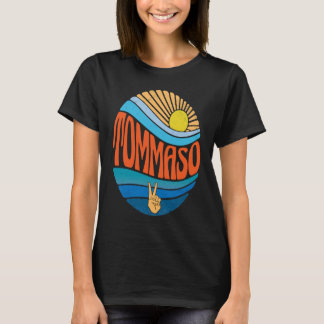 Tommaso  Vintage Sunset Tommaso Groovy Tie Dye T-Shirt
