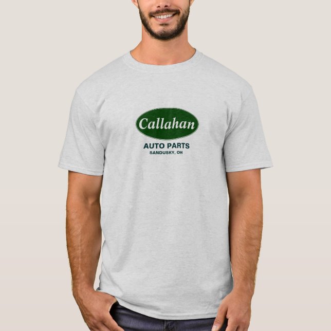 Tommy Boy Callahan Auto Parts T-Shirt (Front)