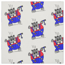 Tommy Hippo fabric