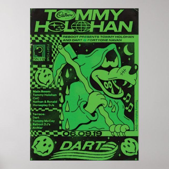 Tommy Holohan Rave Poster (Front)