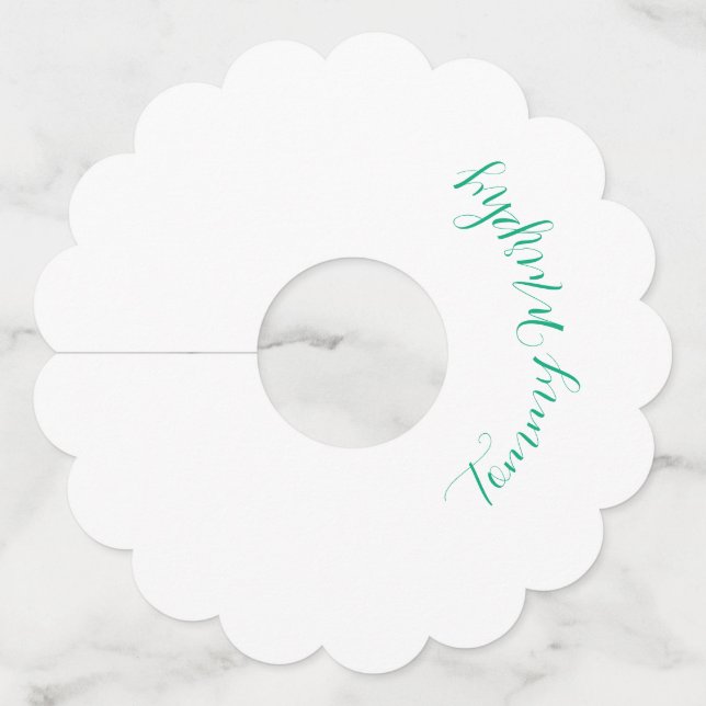 Tommy Murphy Wine Glass Tag (Front)