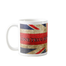 Tommy Robinson - One True Patriot (with flag) Mug