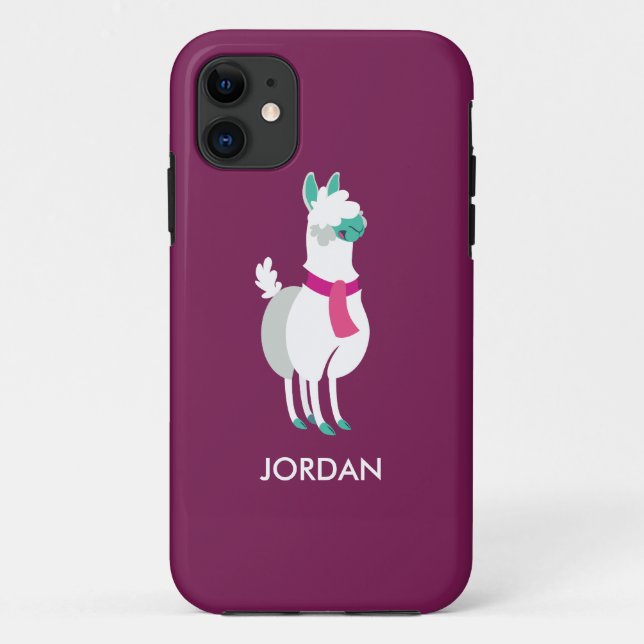 Tommy the Llama Case-Mate iPhone Case (Back)