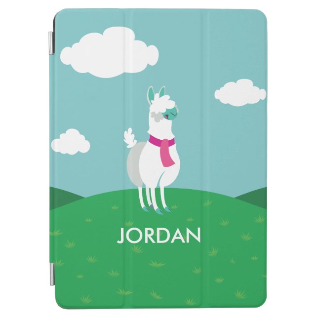 Tommy the Llama iPad Air Cover (Front)