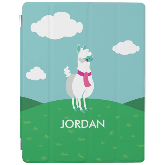 Tommy the Llama iPad Air Cover (Front)