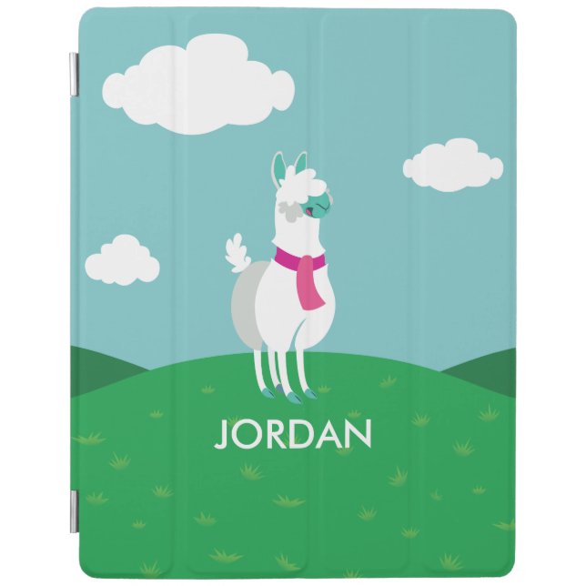 Tommy the Llama iPad Smart Cover (Front)