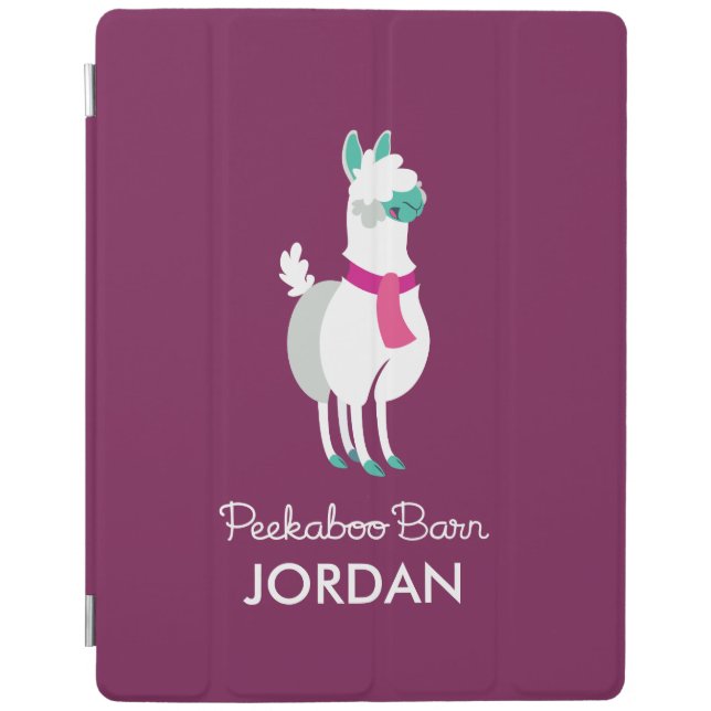 Tommy the Llama iPad Smart Cover (Front)