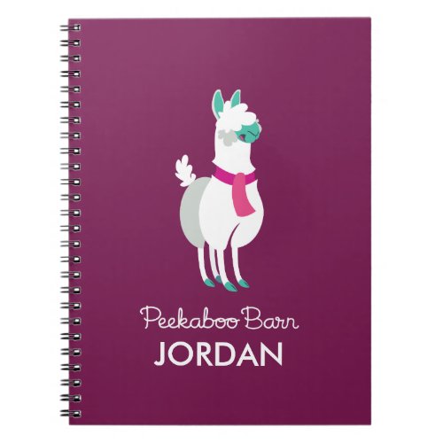 Tommy the Llama Notebook