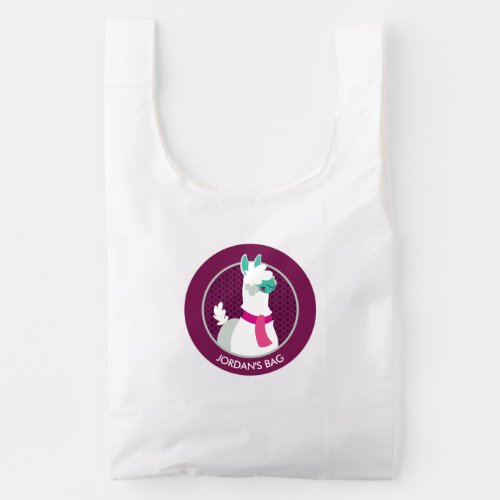 Tommy the Llama Reusable Bag