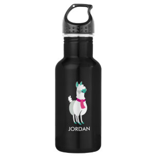 Tommy the Llama Stainless Steel Water Bottle