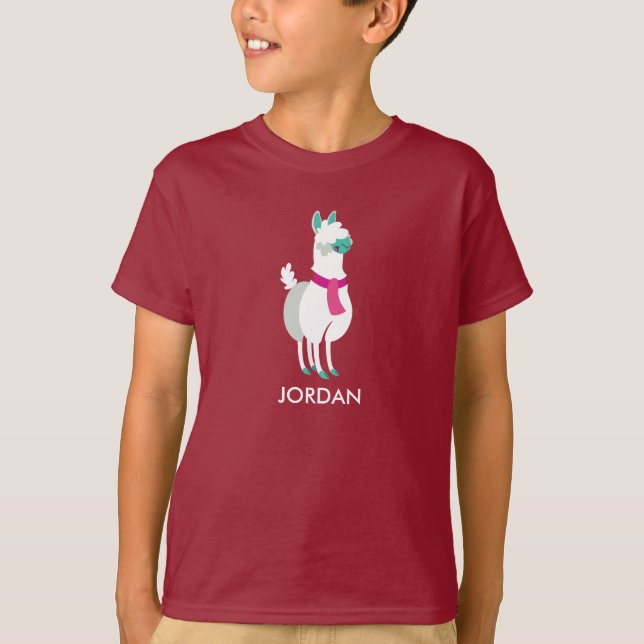Tommy the Llama T-Shirt (Front)