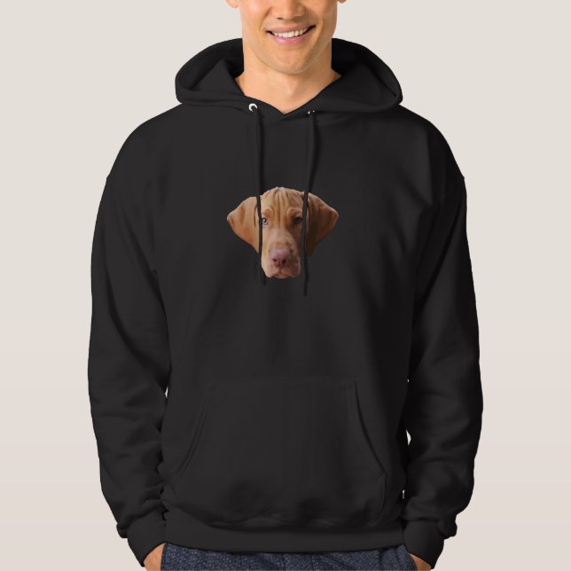 Tommy the Vizsla Puppy Hoodie (Front)