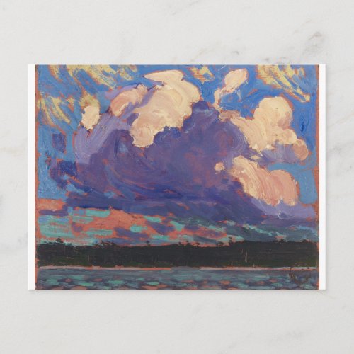 Tommy Thomson Ontario Landscape Evening Cloud Postcard
