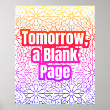 Tomorrow, A Blank Page - Abstract Pattern Coloring
