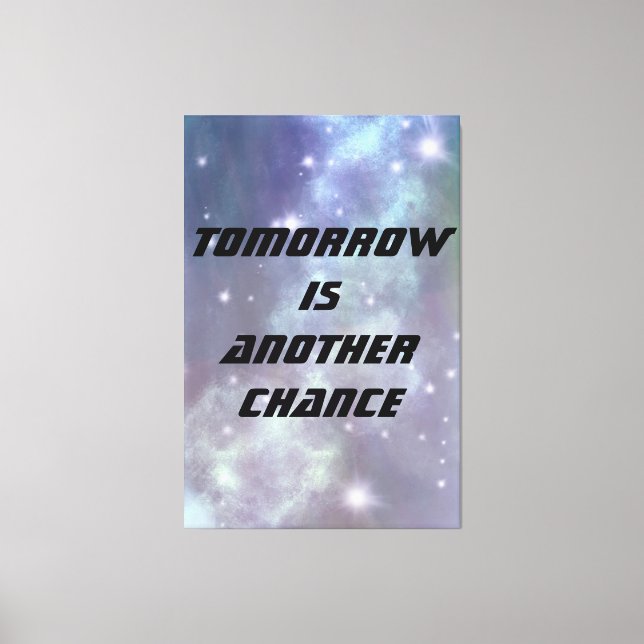 Tomorrow Canvas Print (Front)