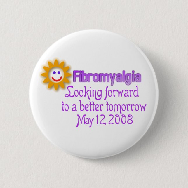 Tomorrow Pinback Button (Front)