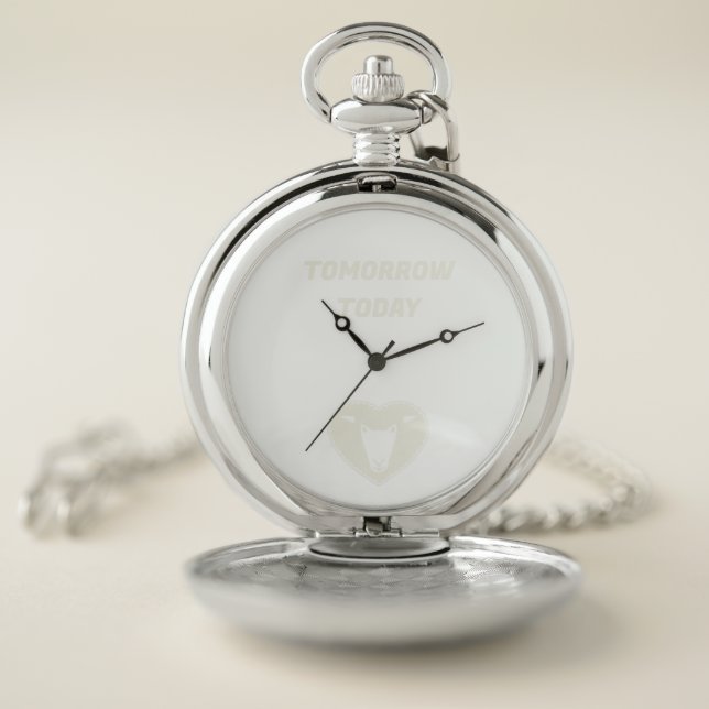 TOMORROW TODAY Pocket Watch (Inside)