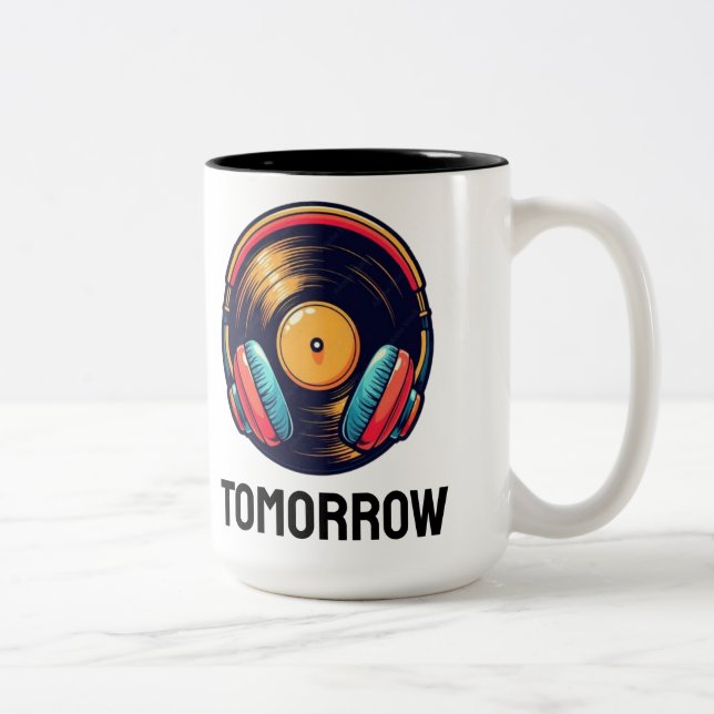 tomorrow Two-Tone coffee mug (Right)