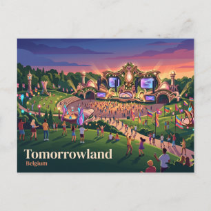 Tomorrowland Boom Belgium Postcard