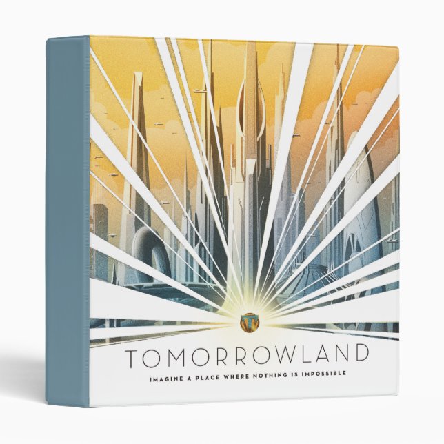 Tomorrowland City Poster Binder (Front/Spine)
