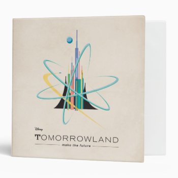 Tomorrowland: Make The Future Binder by OtherDisneyBrands at Zazzle