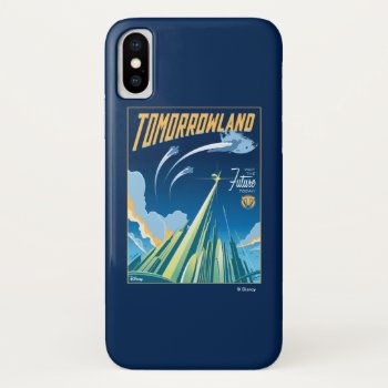 Tomorrowland: Visit The Future Today Iphone X Case by OtherDisneyBrands at Zazzle