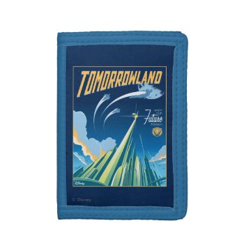 Tomorrowland: Visit The Future Today Trifold Wallet by OtherDisneyBrands at Zazzle