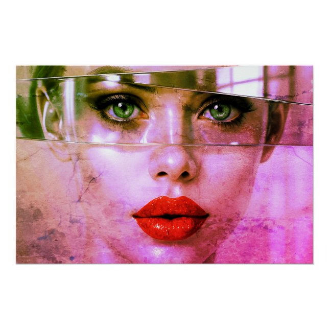 Tomorrow's echoes: futuristic fashion and technolo poster