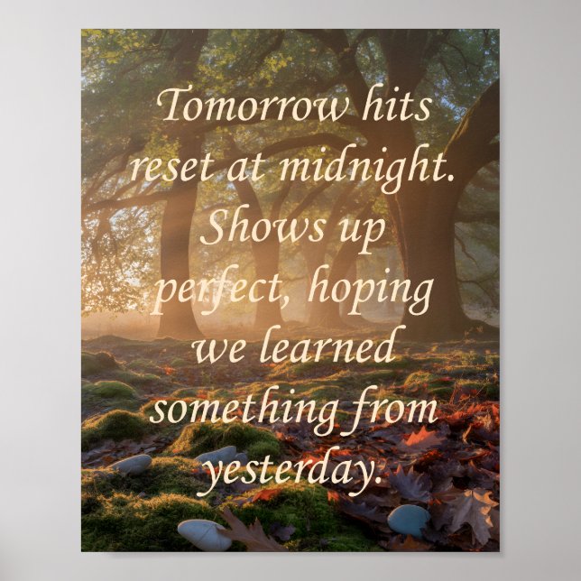 Tomorrows Poster (Front)