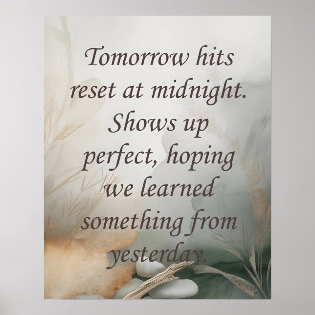 Tomorrows  poster (Front)