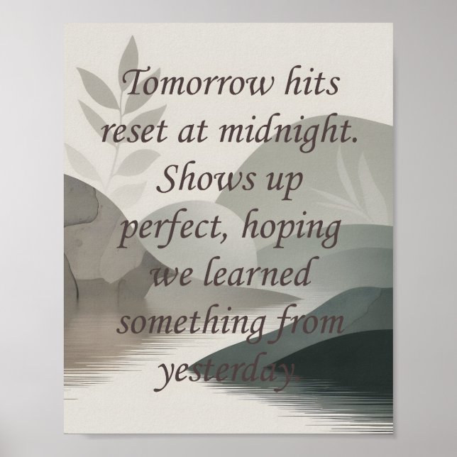 Tomorrows  poster (Front)