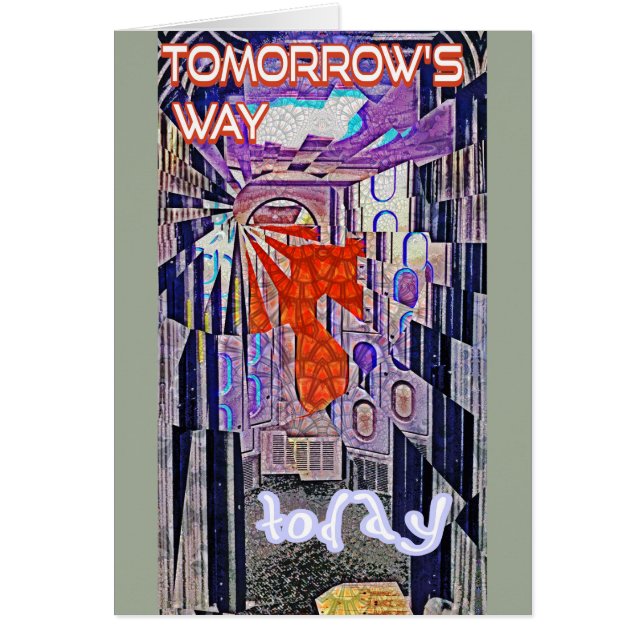 Tomorrow's Way Today Retro Future Art Cards (Front)