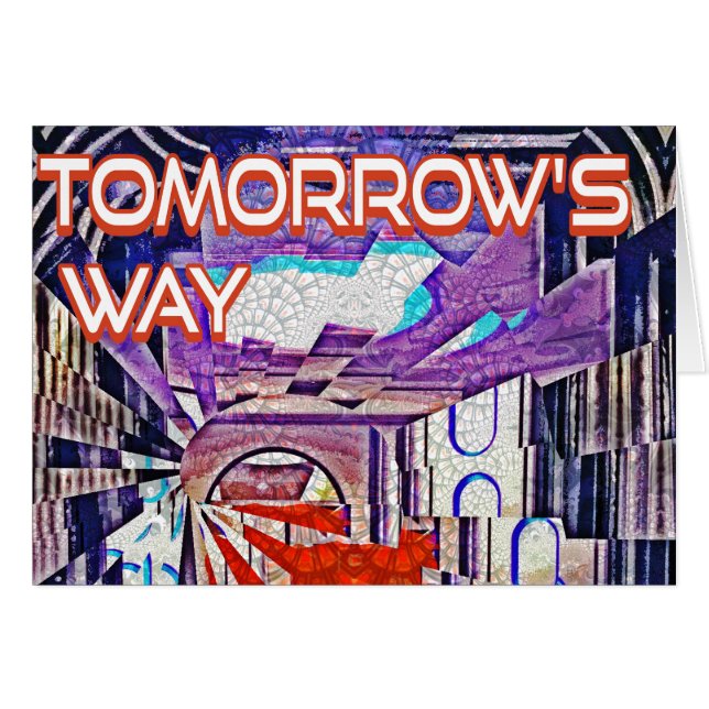Tomorrow's Way Today Retro Future Art Cards (Front Horizontal)