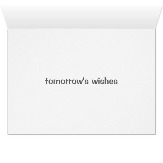 Tomorrow's Wishes (Inside Horizontal (Bottom))