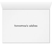 Tomorrow's Wishes Cards (Inside Horizontal (Bottom))