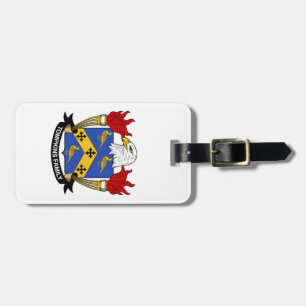 Tompkins Family Crest Luggage Tag