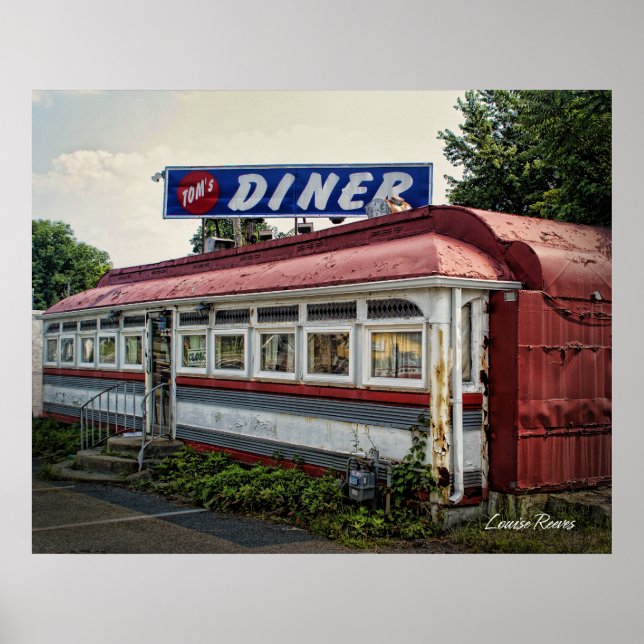 Tom's Diner Poster (Front)