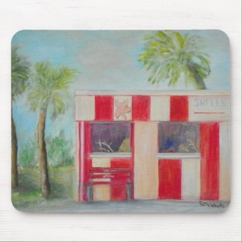 Tom's Old Florida Gifts Mousepad by Pattyshop at Zazzle