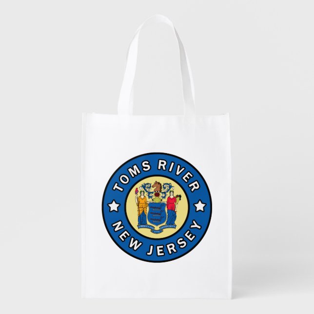 Toms River New Jersey Grocery Bag (Front)