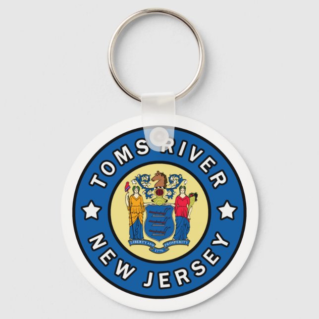 Toms River New Jersey Keychain (Front)