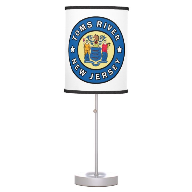 Toms River New Jersey Table Lamp (Front)