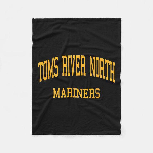 Toms River North High School Hs Toms River Nj Retr Fleece Blanket (Front)