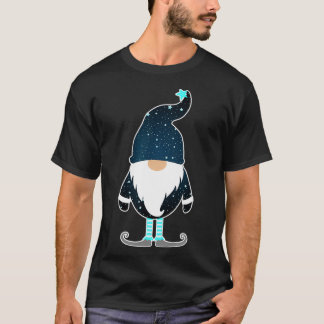 Tomte Gnome Pajama  Wizard Celestial Stars Galaxy  T-Shirt