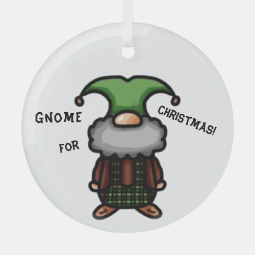 Tomte in Green Plaid Ornament